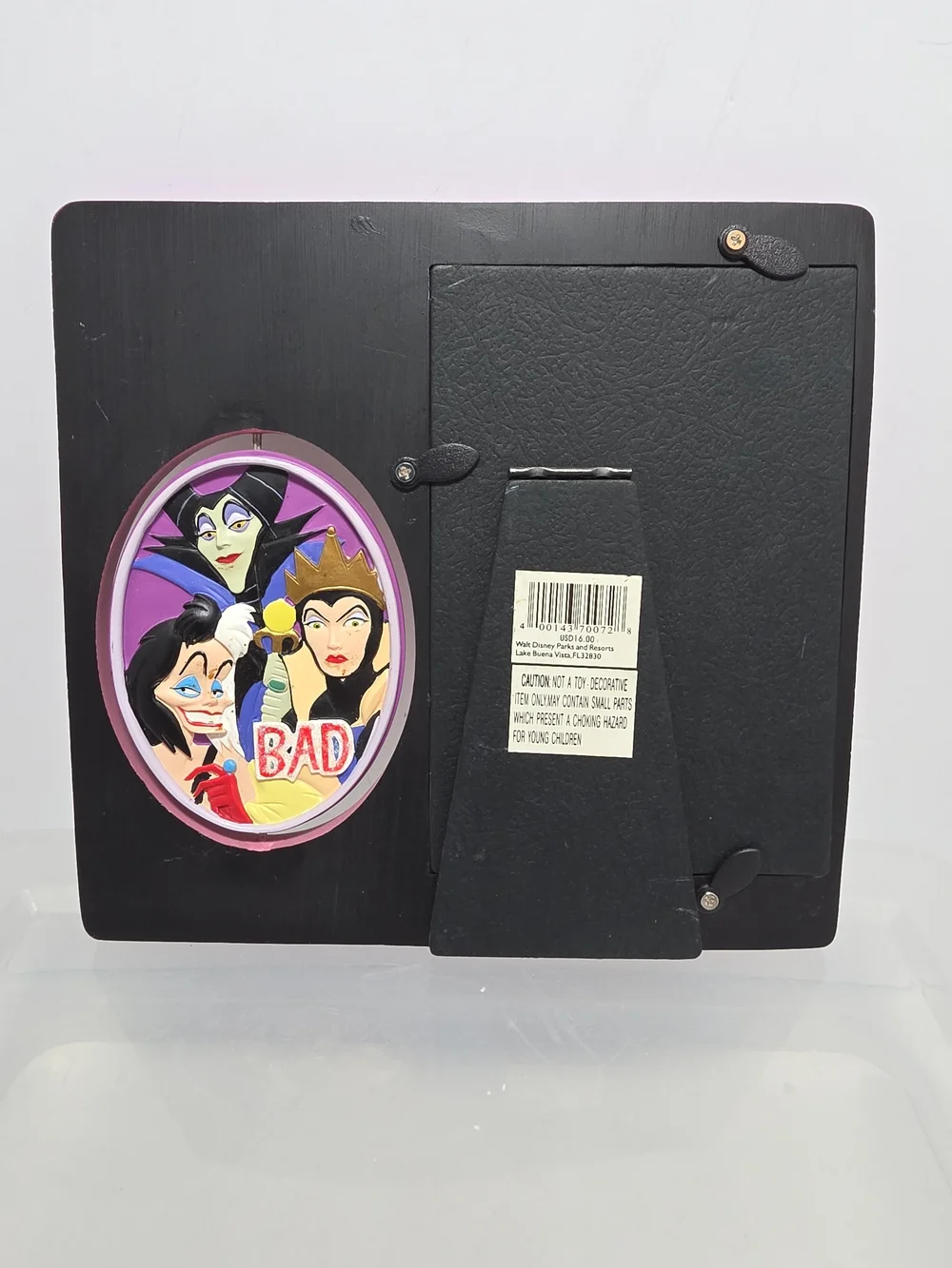 Disney Parks Princess Good Girls Bad Girls Spinner Photo Frame 4x6 (Z3)